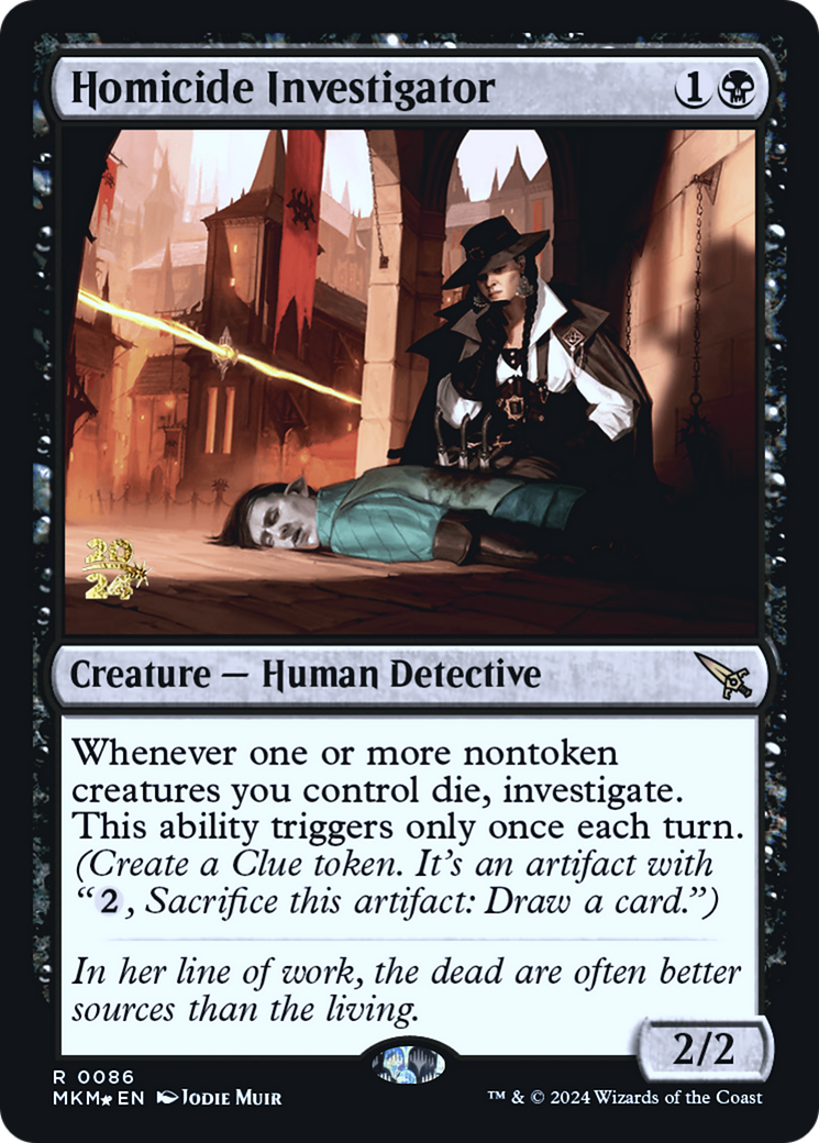 Homicide Investigator [Murders at Karlov Manor Prerelease Promos] | Nerdhalla Games