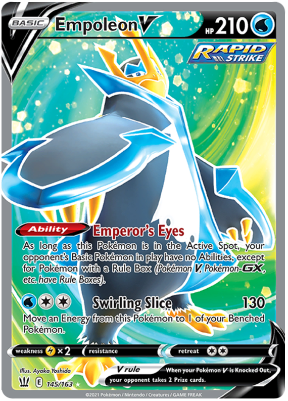 Empoleon V (145/163) [Sword & Shield: Battle Styles] | Nerdhalla Games