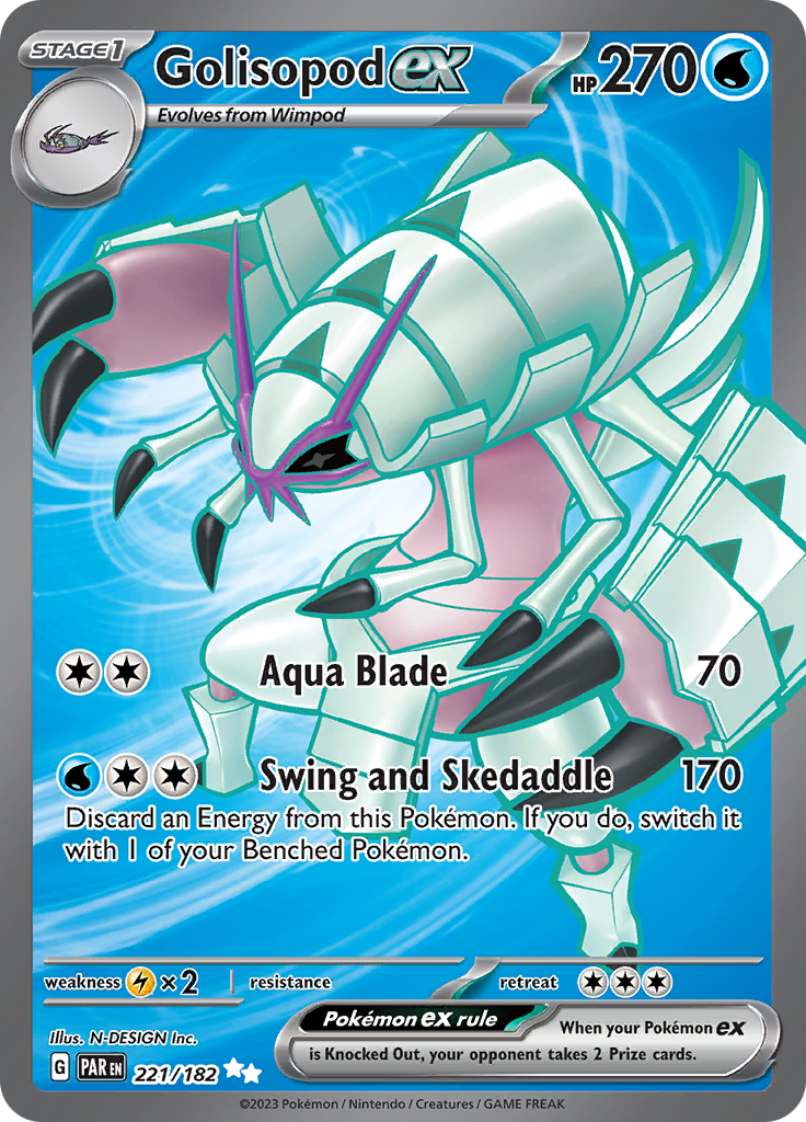 Golisopod ex (221/182) [Scarlet & Violet: Paradox Rift] | Nerdhalla Games