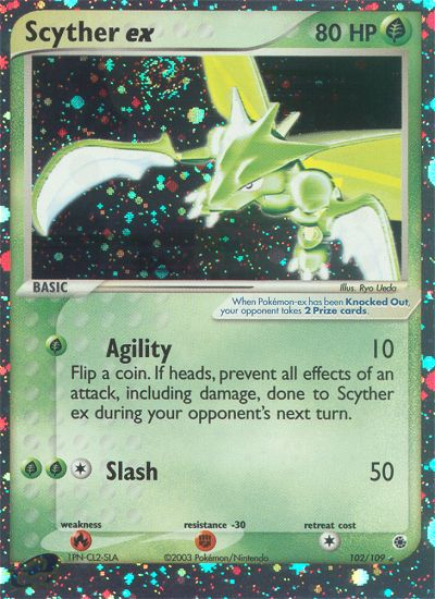 Scyther ex (102/109) [EX: Ruby & Sapphire] | Nerdhalla Games