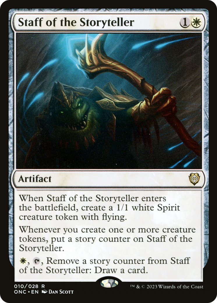 Staff of the Storyteller [Phyrexia: All Will Be One Commander] | Nerdhalla Games