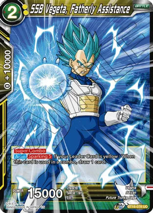 SSB Vegeta, Fatherly Assistance (BT16-078) [Realm of the Gods] | Nerdhalla Games