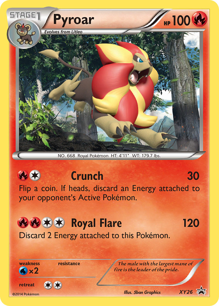 Pyroar (XY26) [XY: Black Star Promos] | Nerdhalla Games