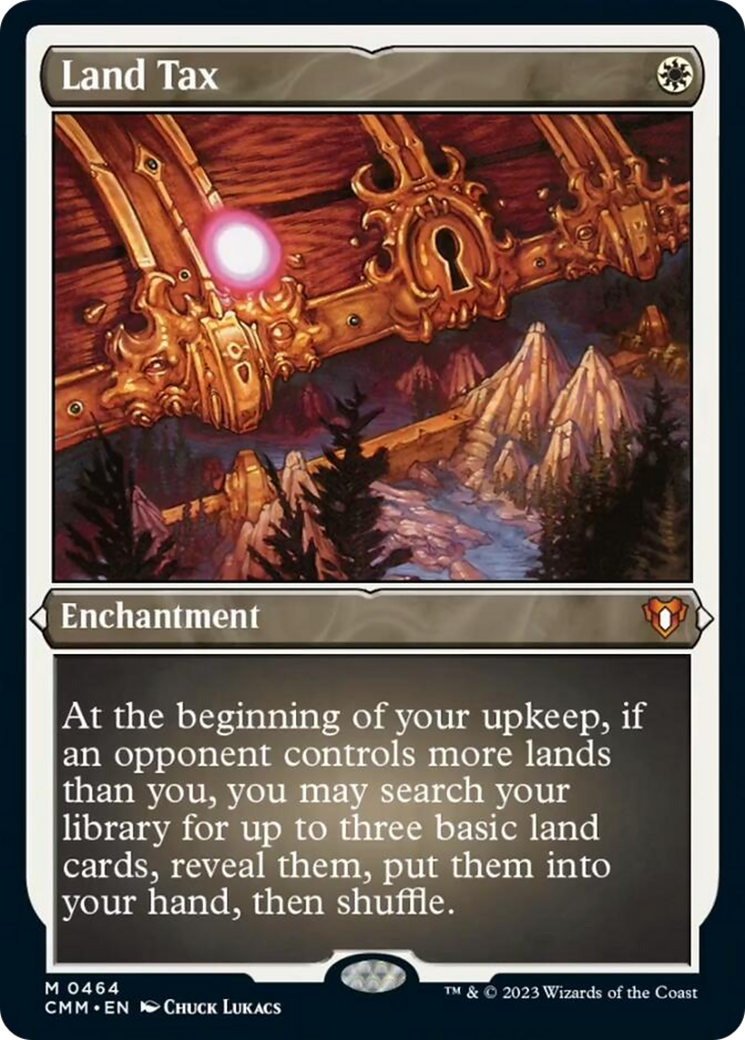 Land Tax (Foil Etched) [Commander Masters] | Nerdhalla Games