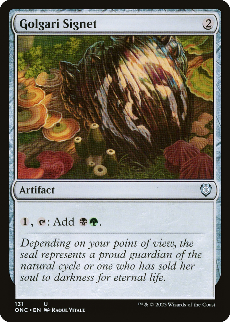 Golgari Signet [Phyrexia: All Will Be One Commander] | Nerdhalla Games