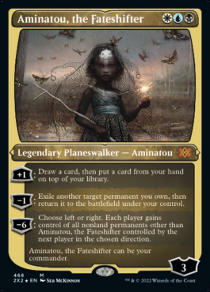 Aminatou, the Fateshifter (Foil Etched) [Double Masters 2022] | Nerdhalla Games