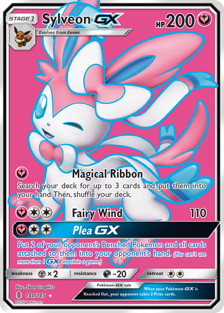 Sylveon GX (140/145) [Sun & Moon: Guardians Rising] | Nerdhalla Games