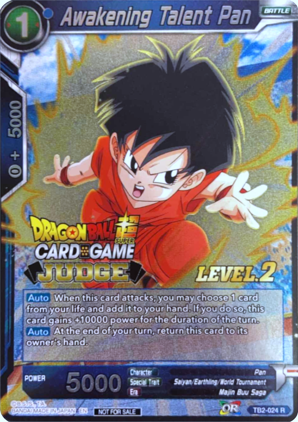 Awakening Talent Pan (Level 2) (TB2-024) [Judge Promotion Cards] | Nerdhalla Games