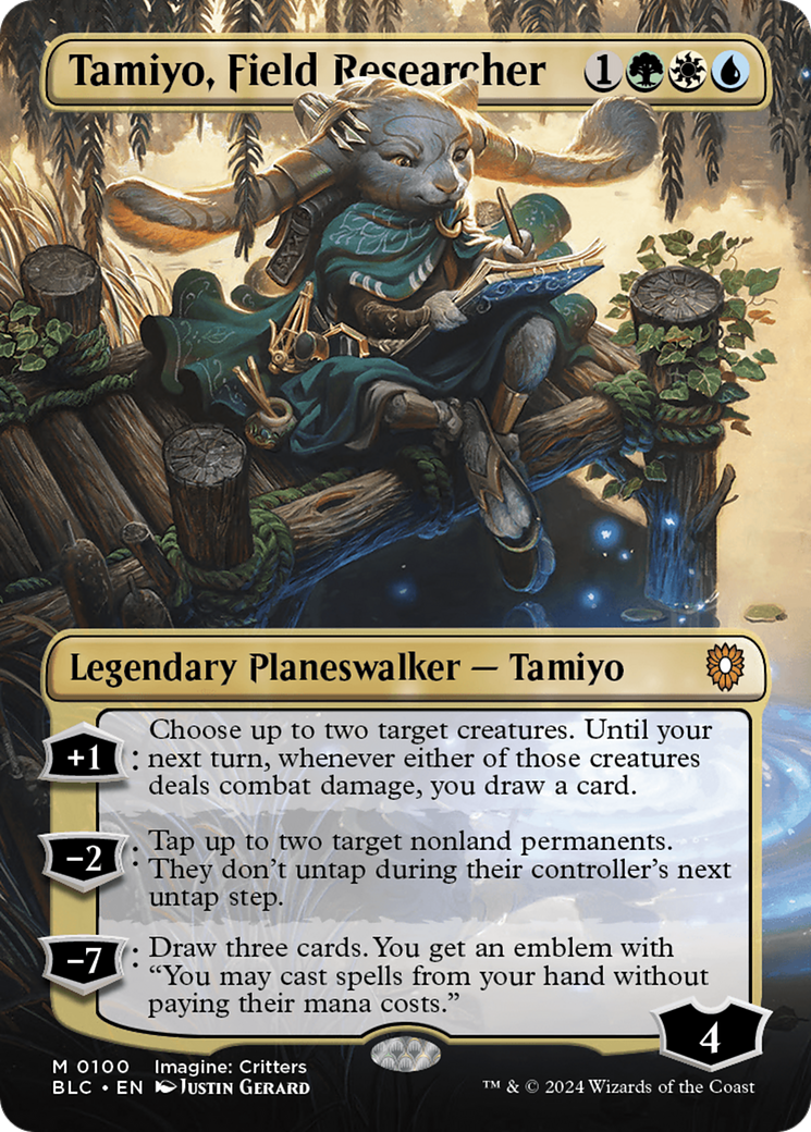 Tamiyo, Field Researcher (Borderless) [Bloomburrow Commander] | Nerdhalla Games