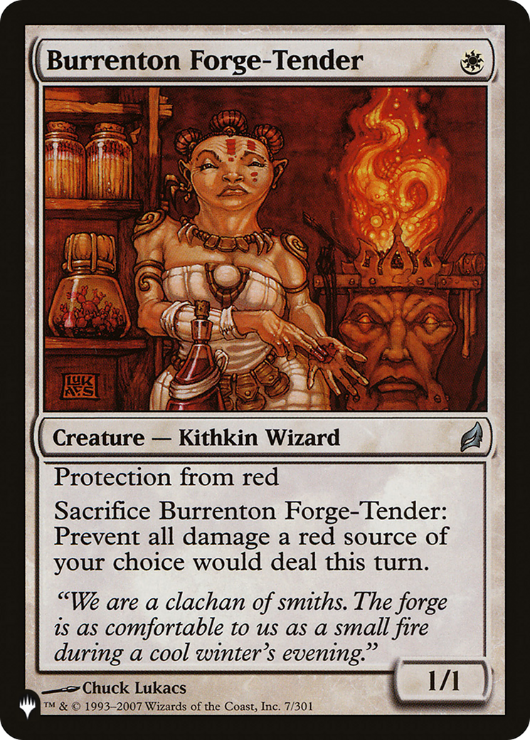 Burrenton Forge-Tender [The List Reprints] | Nerdhalla Games