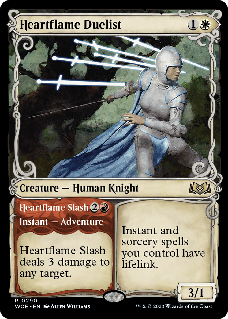 Heartflame Duelist // Heartflame Slash (Showcase) [Wilds of Eldraine] | Nerdhalla Games