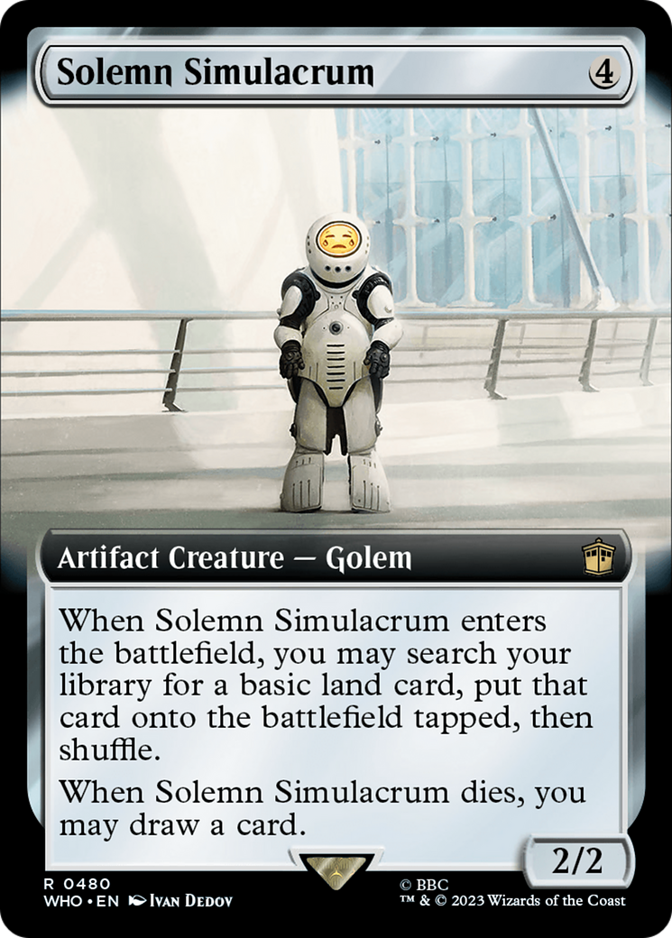 Solemn Simulacrum (Extended Art) [Doctor Who] | Nerdhalla Games