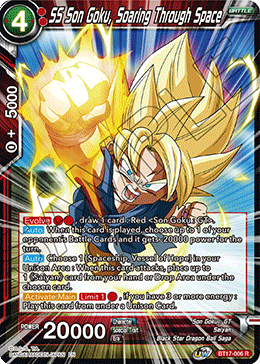 SS Son Goku, Soaring Through Space (BT17-006) [Ultimate Squad] | Nerdhalla Games