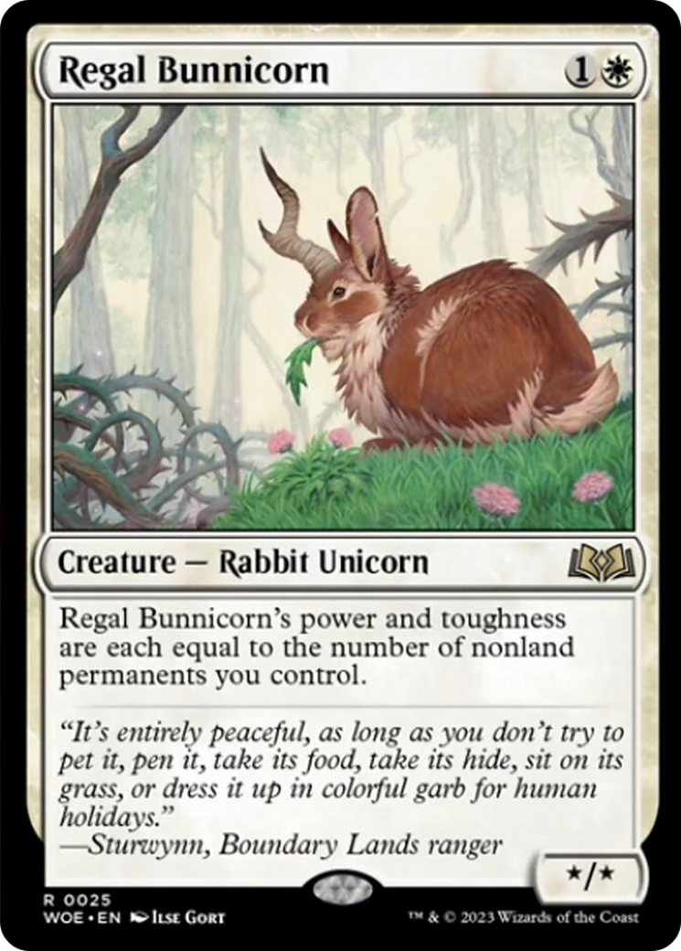 Regal Bunnicorn [Wilds of Eldraine] | Nerdhalla Games