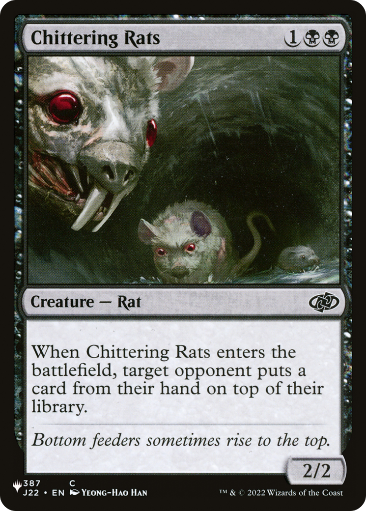 Chittering Rats [The List Reprints] | Nerdhalla Games