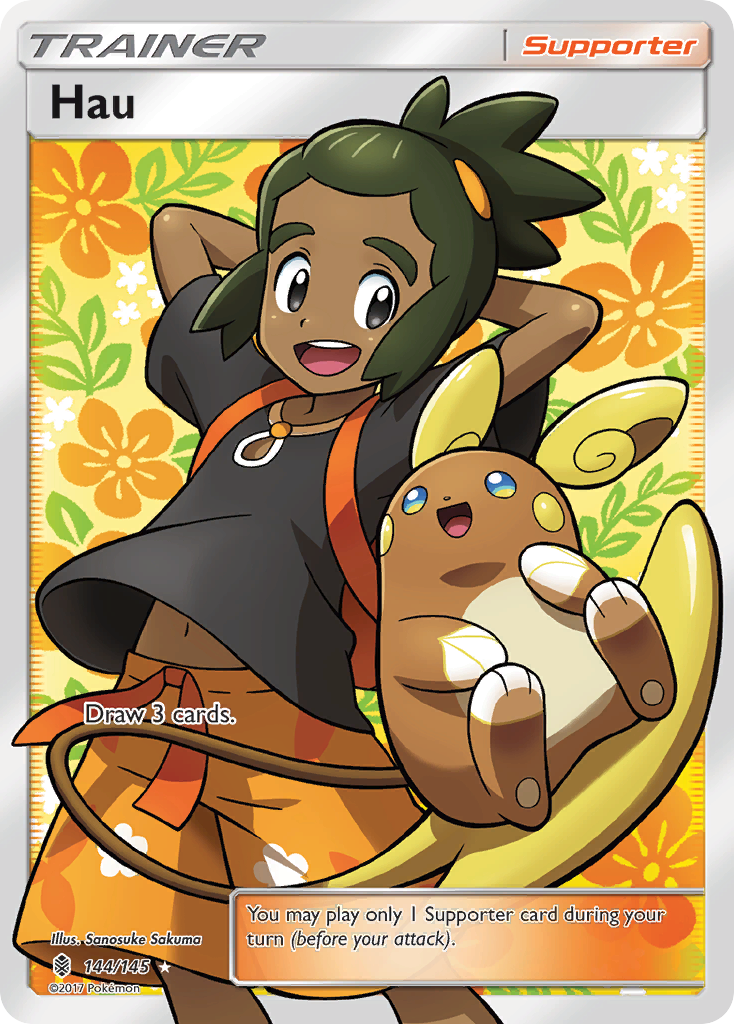 Hau (144/145) [Sun & Moon: Guardians Rising] | Nerdhalla Games