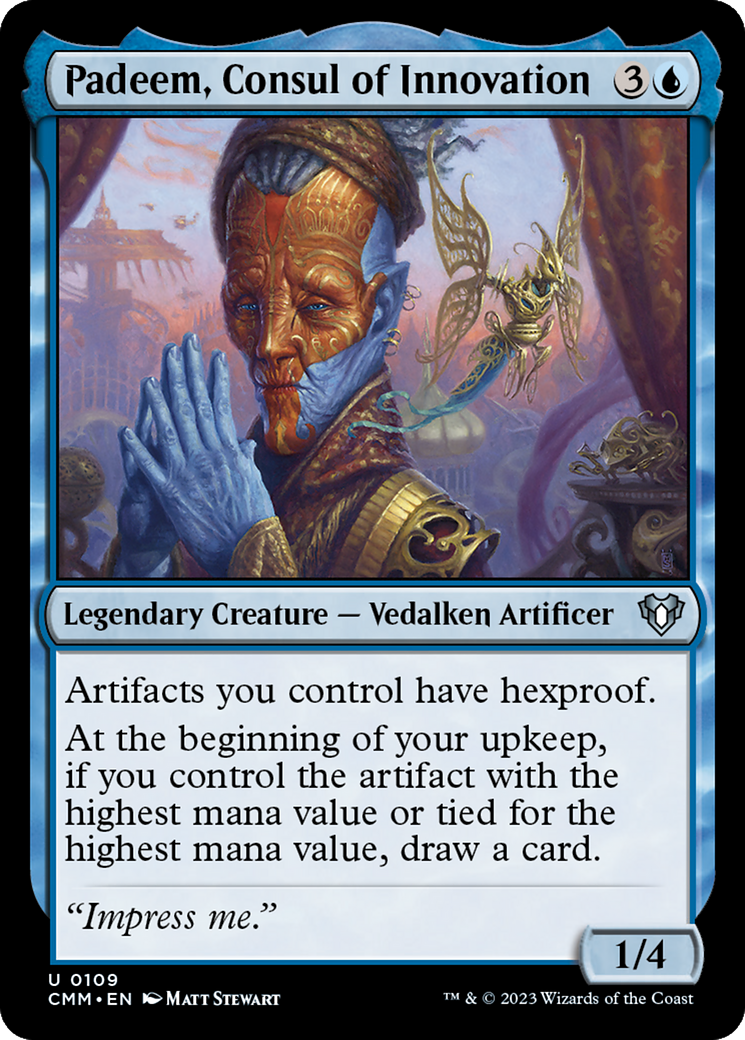 Padeem, Consul of Innovation [Commander Masters] | Nerdhalla Games