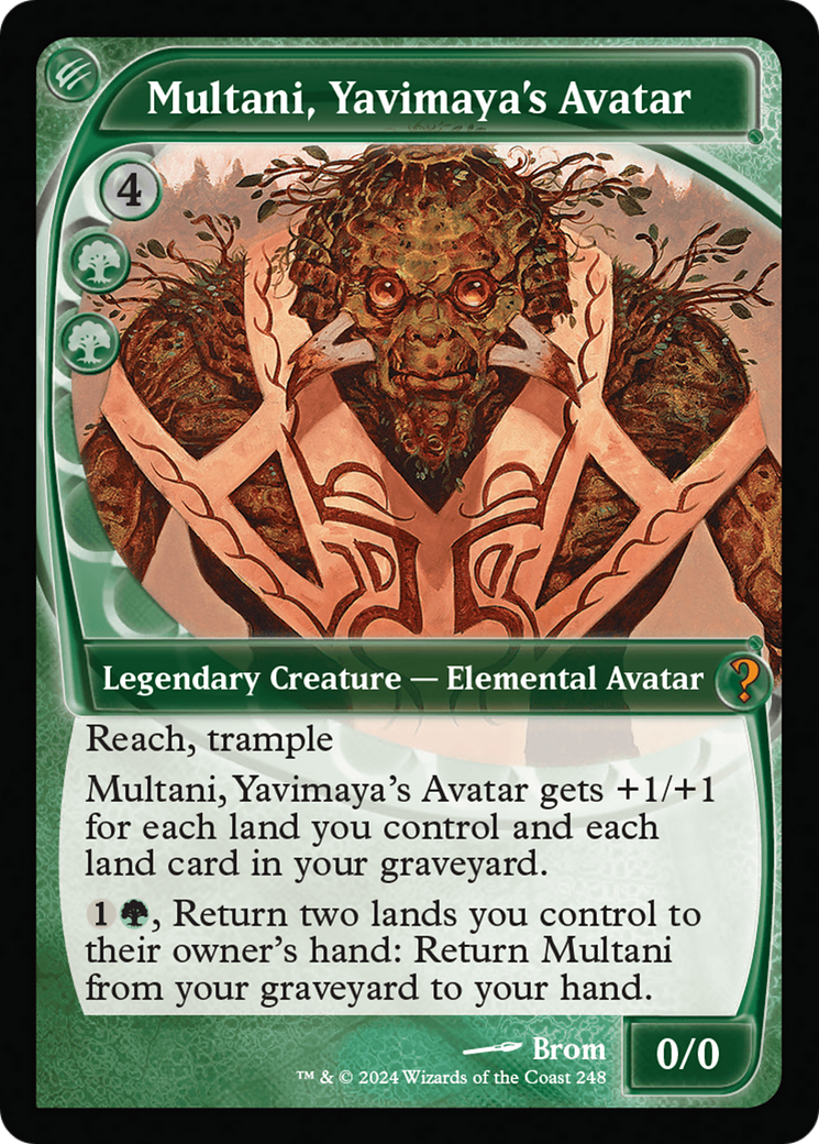 Multani, Yavimaya's Avatar (Future Sight) [Mystery Booster 2] | Nerdhalla Games