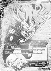 Vegeta // Vegeta, Furious Awakening (Championship Final 2019) (SIlver Metal Foil) (P-163) [Tournament Promotion Cards] | Nerdhalla Games