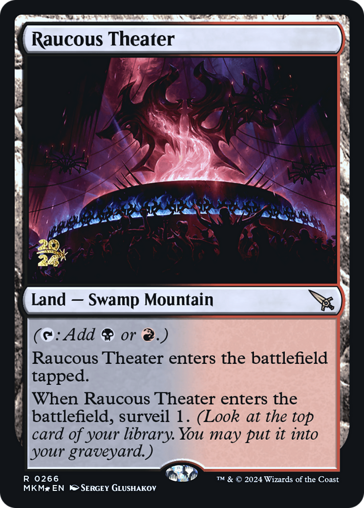 Raucous Theater [Murders at Karlov Manor Prerelease Promos] | Nerdhalla Games