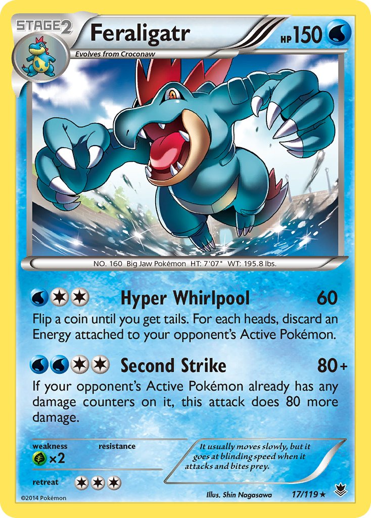 Feraligatr (17/119) [Alternate Art Promos] | Nerdhalla Games