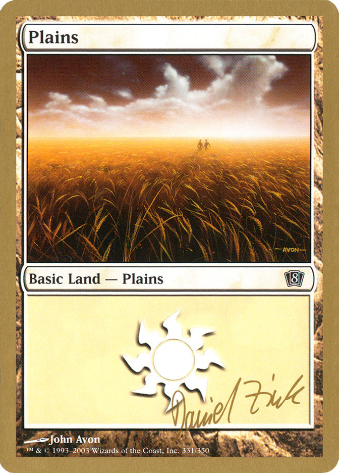 Plains (dz331) (Daniel Zink) [World Championship Decks 2003] | Nerdhalla Games