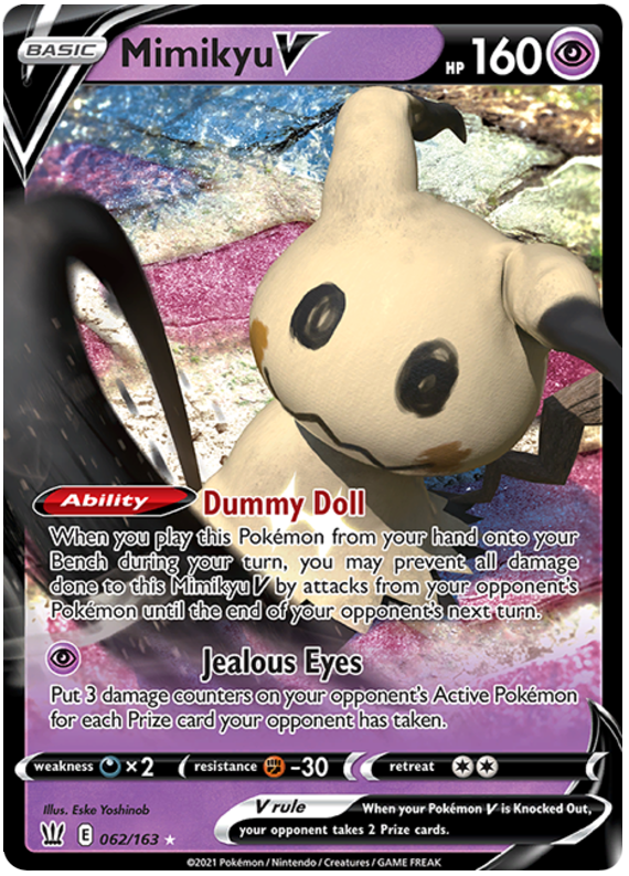 Mimikyu V (062/163) [Sword & Shield: Battle Styles] | Nerdhalla Games