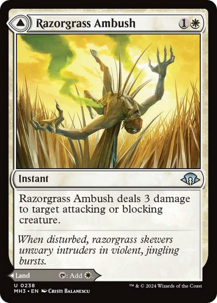 Razorgrass Ambush // Razorgrass Field [Modern Horizons 3] | Nerdhalla Games