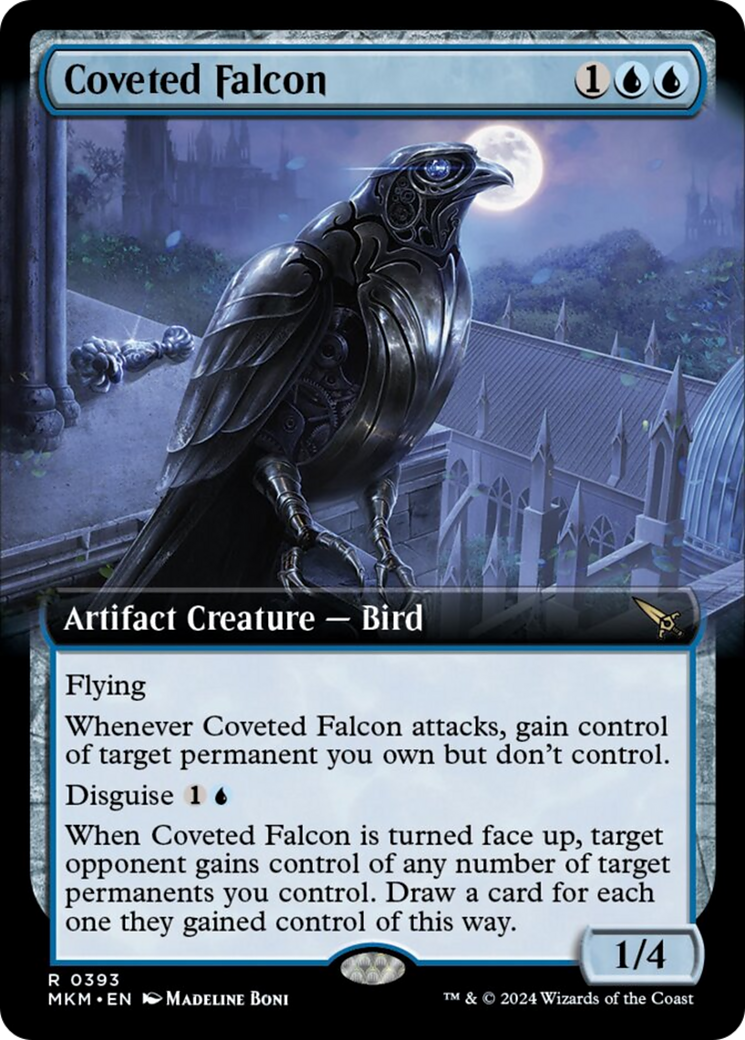 Coveted Falcon (Extended Art) [Murders at Karlov Manor] | Nerdhalla Games