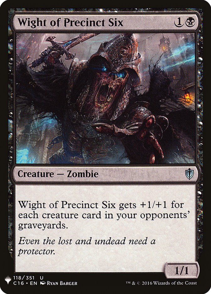 Wight of Precinct Six [Mystery Booster] | Nerdhalla Games