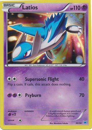 Latios (30/30) [XY: Trainer Kit 2 - Latios] | Nerdhalla Games