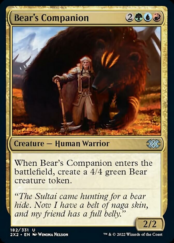 Bear's Companion [Double Masters 2022] | Nerdhalla Games