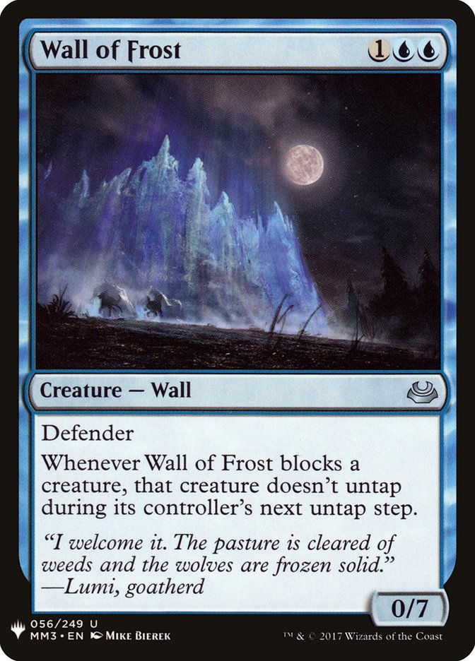 Wall of Frost [Mystery Booster] | Nerdhalla Games