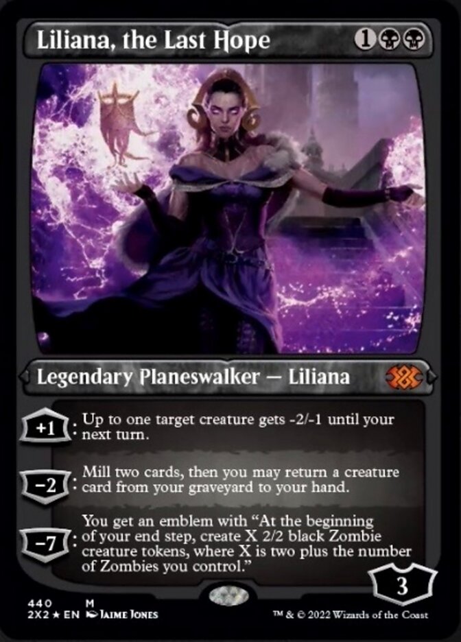 Liliana, the Last Hope (Foil Etched) [Double Masters 2022] | Nerdhalla Games