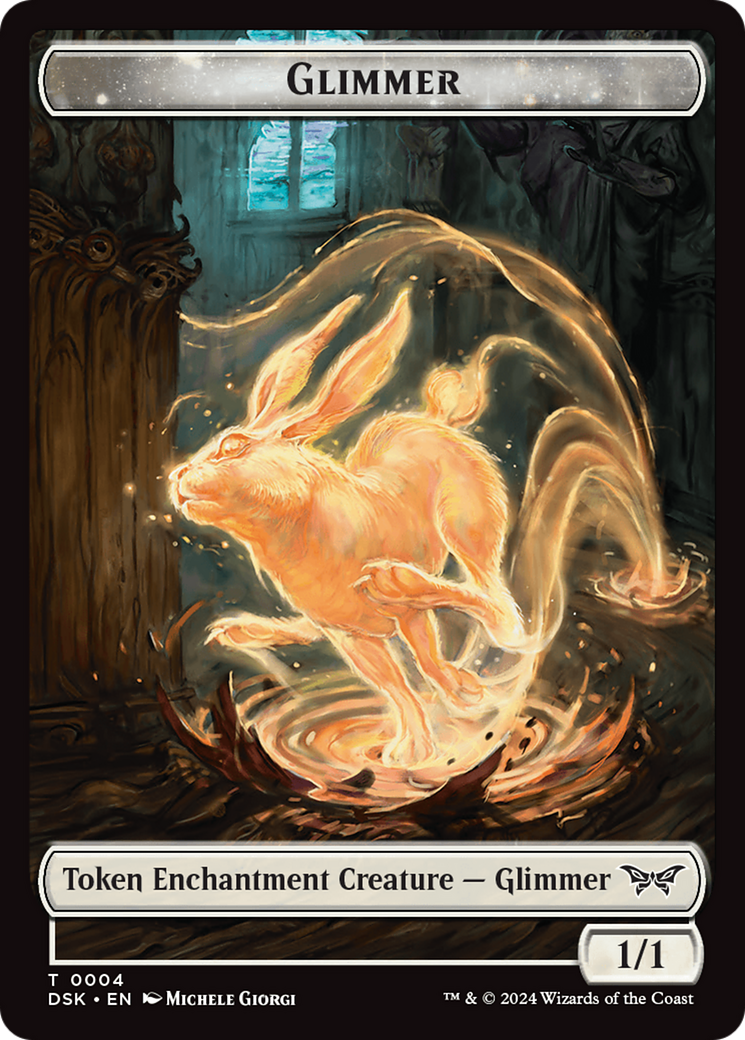 Glimmer Token [Duskmourn: House of Horror Tokens] | Nerdhalla Games