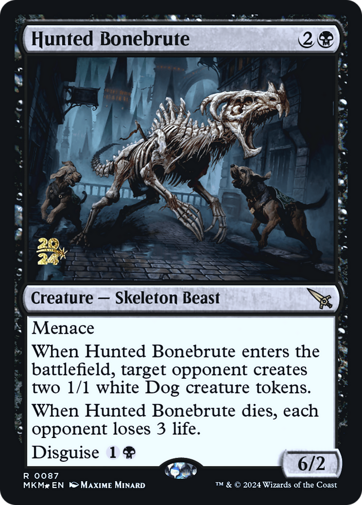 Hunted Bonebrute [Murders at Karlov Manor Prerelease Promos] | Nerdhalla Games