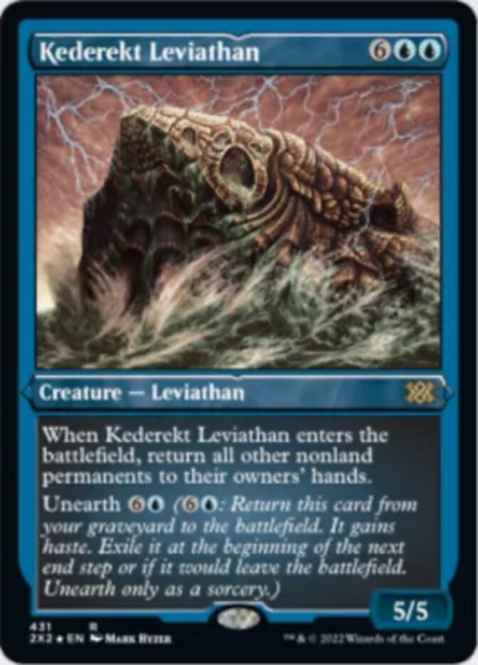 Kederekt Leviathan (Foil Etched) [Double Masters 2022] | Nerdhalla Games