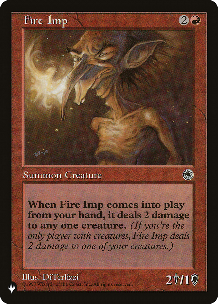 Fire Imp [The List Reprints] | Nerdhalla Games