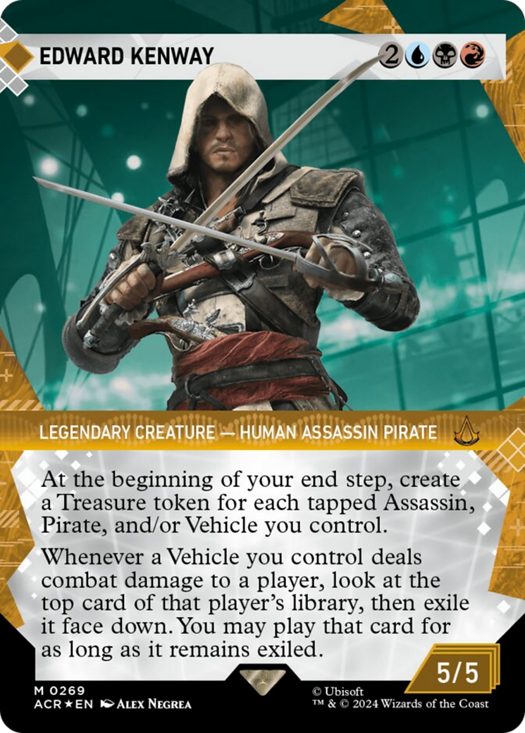 Edward Kenway (Showcase) (Textured Foil) [Assassin's Creed] | Nerdhalla Games