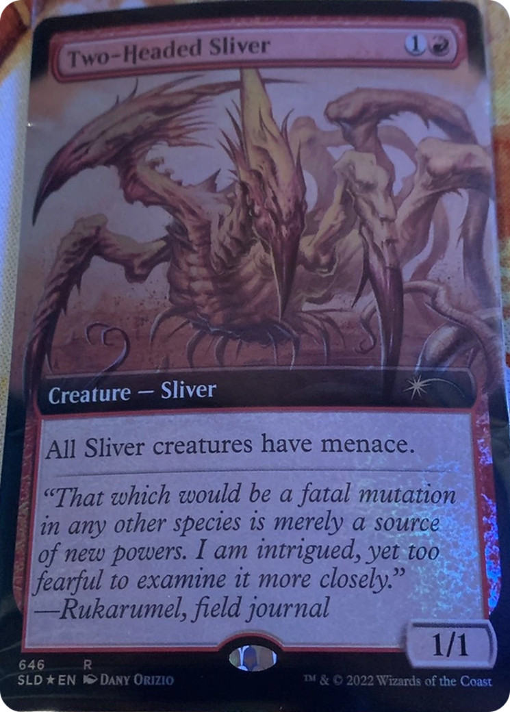 Two-Headed Sliver (Extended Art) [Secret Lair Drop Promos] | Nerdhalla Games