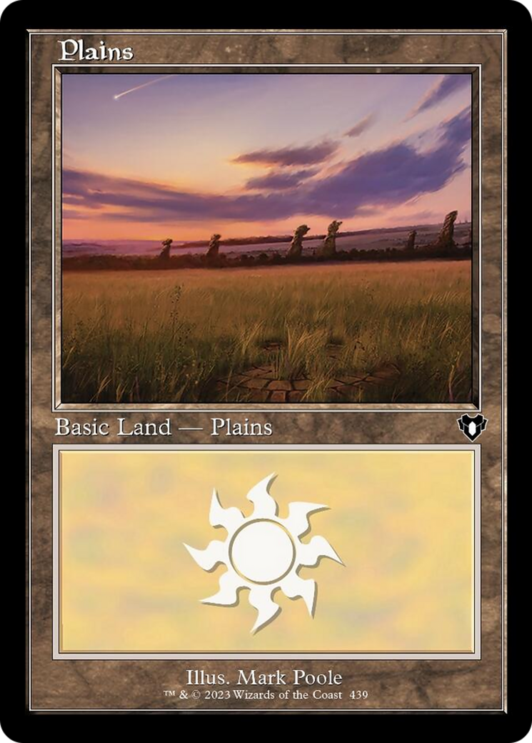 Plains (439) (Retro) [Commander Masters] | Nerdhalla Games