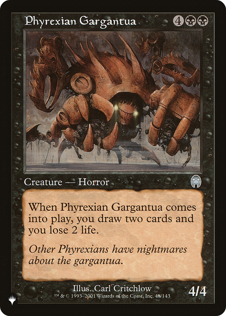 Phyrexian Gargantua [The List Reprints] | Nerdhalla Games