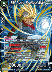 SS2 Trunks, Emotional Blow (Championship Selection Pack 2023 Vol.1) (Gold-Stamped) (P-454) [Tournament Promotion Cards] | Nerdhalla Games