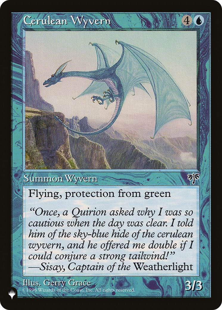 Cerulean Wyvern [The List Reprints] | Nerdhalla Games