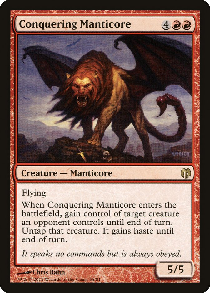 Conquering Manticore [Duel Decks: Heroes vs. Monsters] | Nerdhalla Games