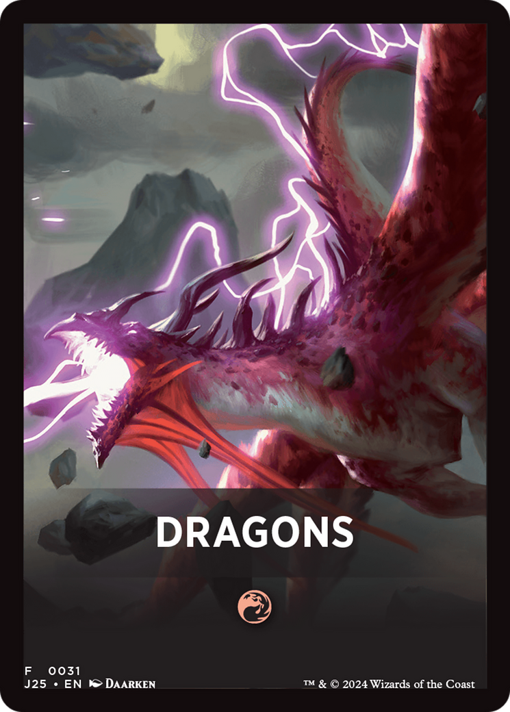 Dragons Theme Card [Foundations Jumpstart Front Cards] | Nerdhalla Games