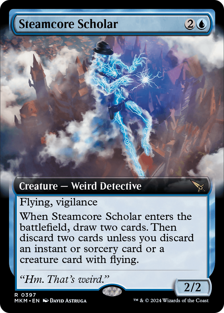 Steamcore Scholar (Extended Art) [Murders at Karlov Manor] | Nerdhalla Games