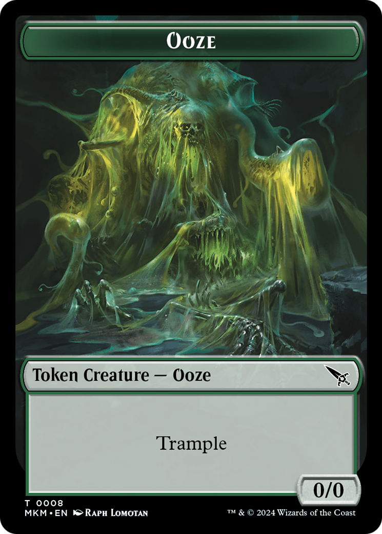 Thopter (0020) // Ooze Double-Sided Token [Murders at Karlov Manor Tokens] | Nerdhalla Games