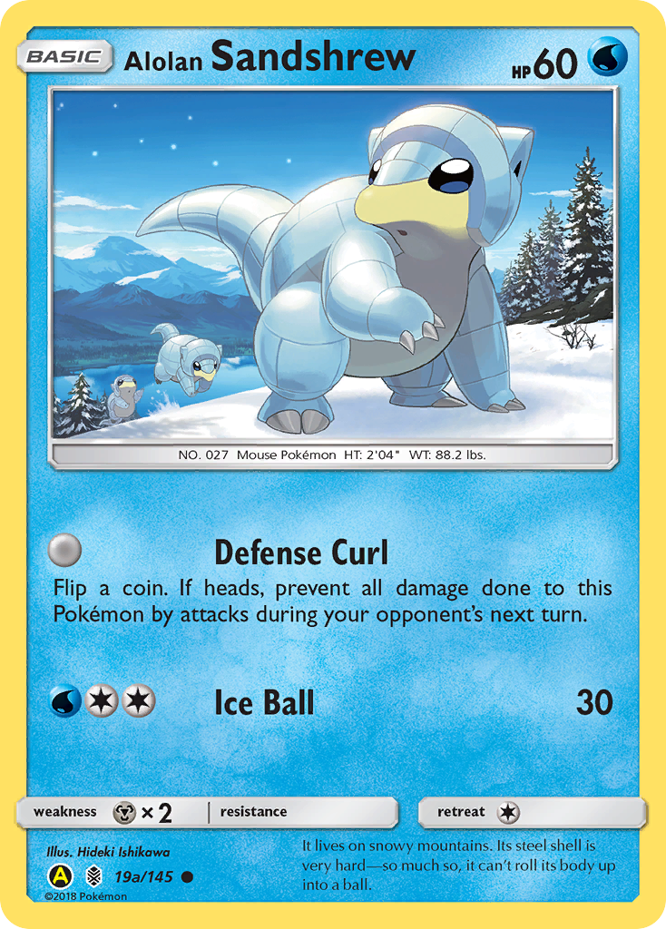 Alolan Sandshrew (19a/145) [Alternate Art Promos] | Nerdhalla Games