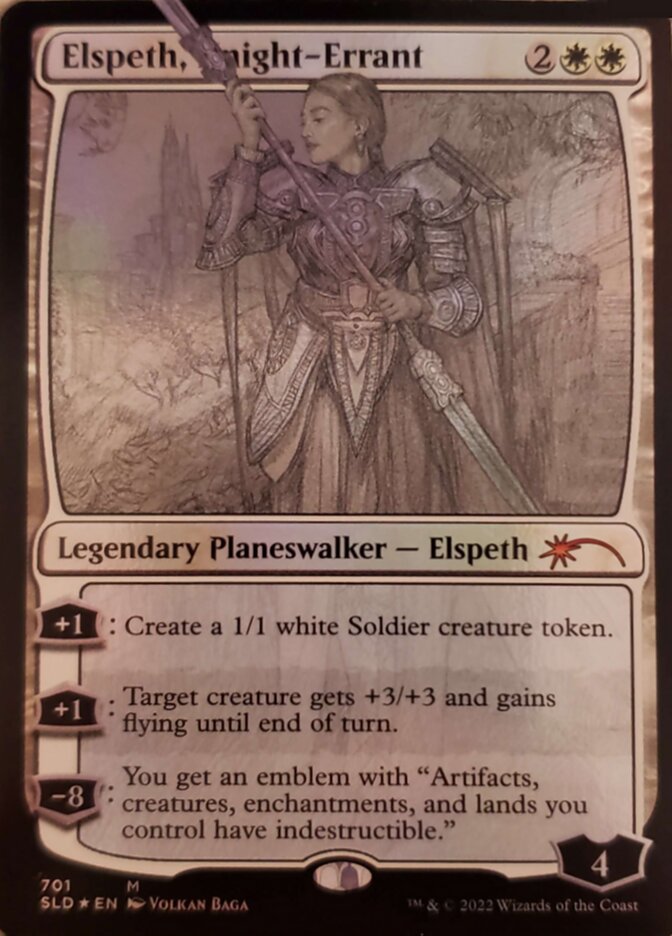 Elspeth, Knight-Errant (Sketch) [Secret Lair Drop Promos] | Nerdhalla Games